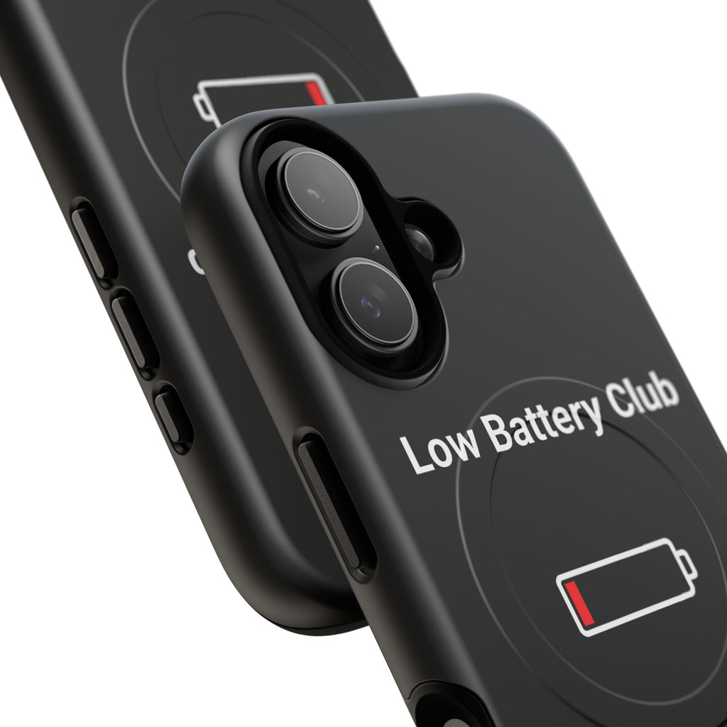 Low Battery Club Tough Magnetic Phone Case — Low Battery Design