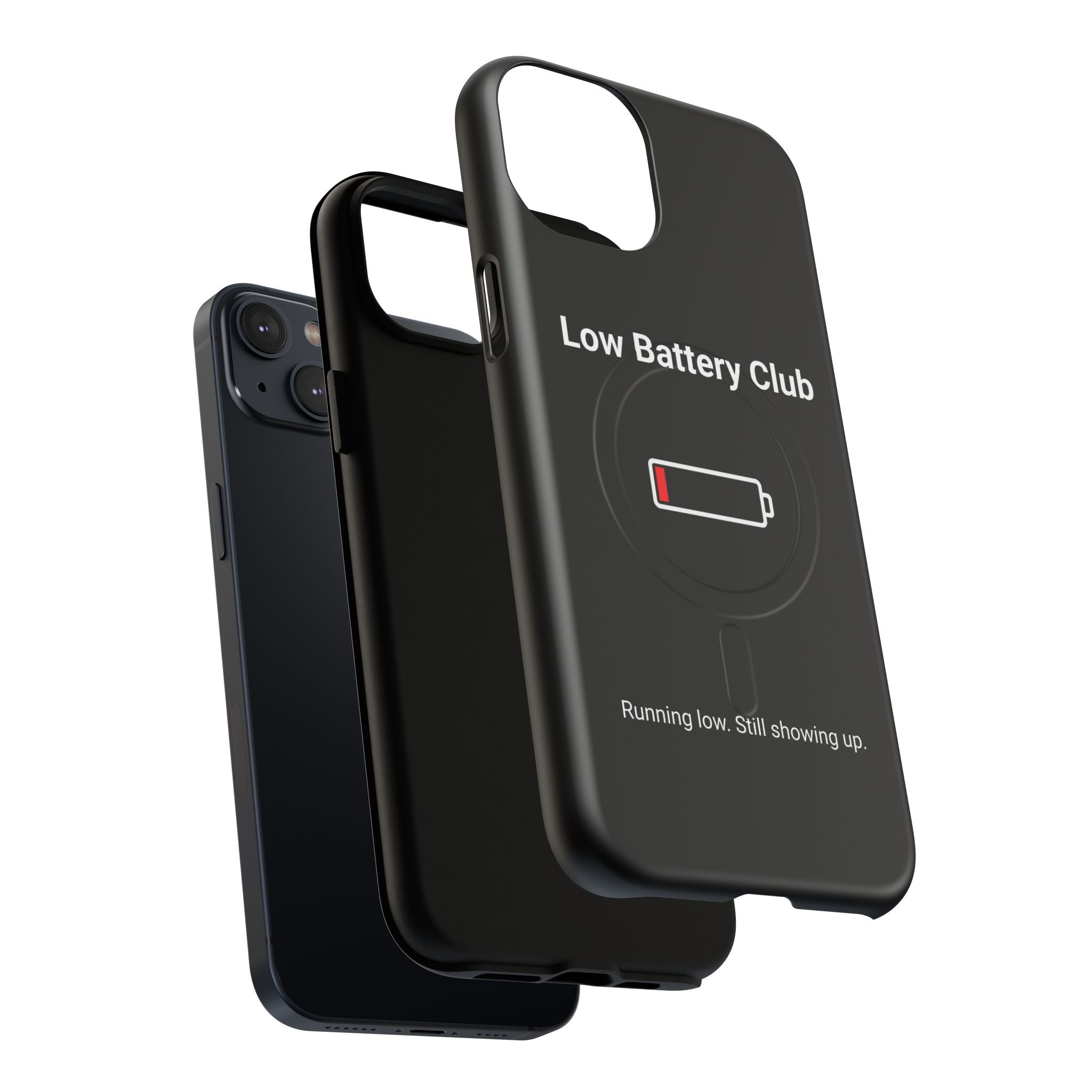 Low Battery Club Tough Magnetic Phone Case — Low Battery Design