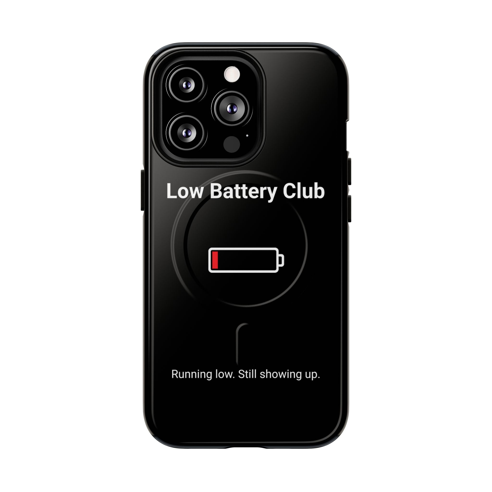Low Battery Club Tough Magnetic Phone Case — Low Battery Design