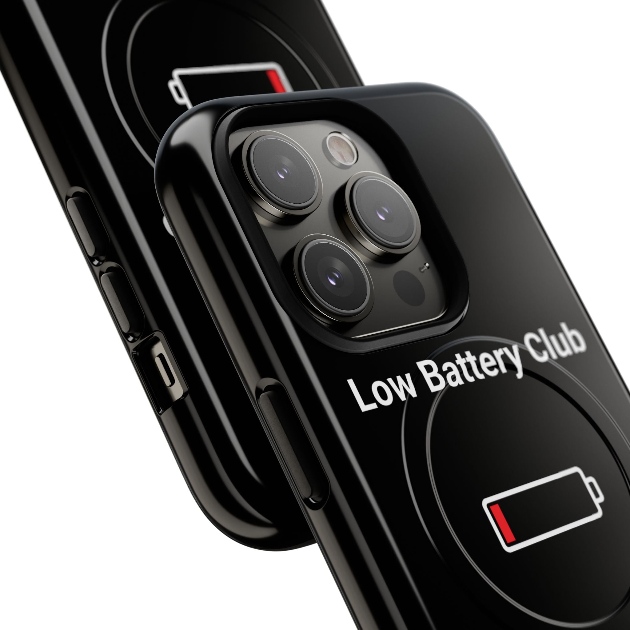 Low Battery Club Tough Magnetic Phone Case — Low Battery Design