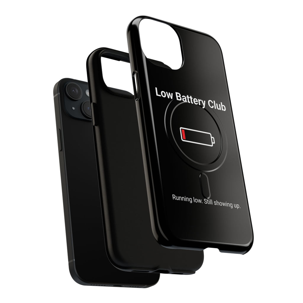 Low Battery Club Tough Magnetic Phone Case — Low Battery Design