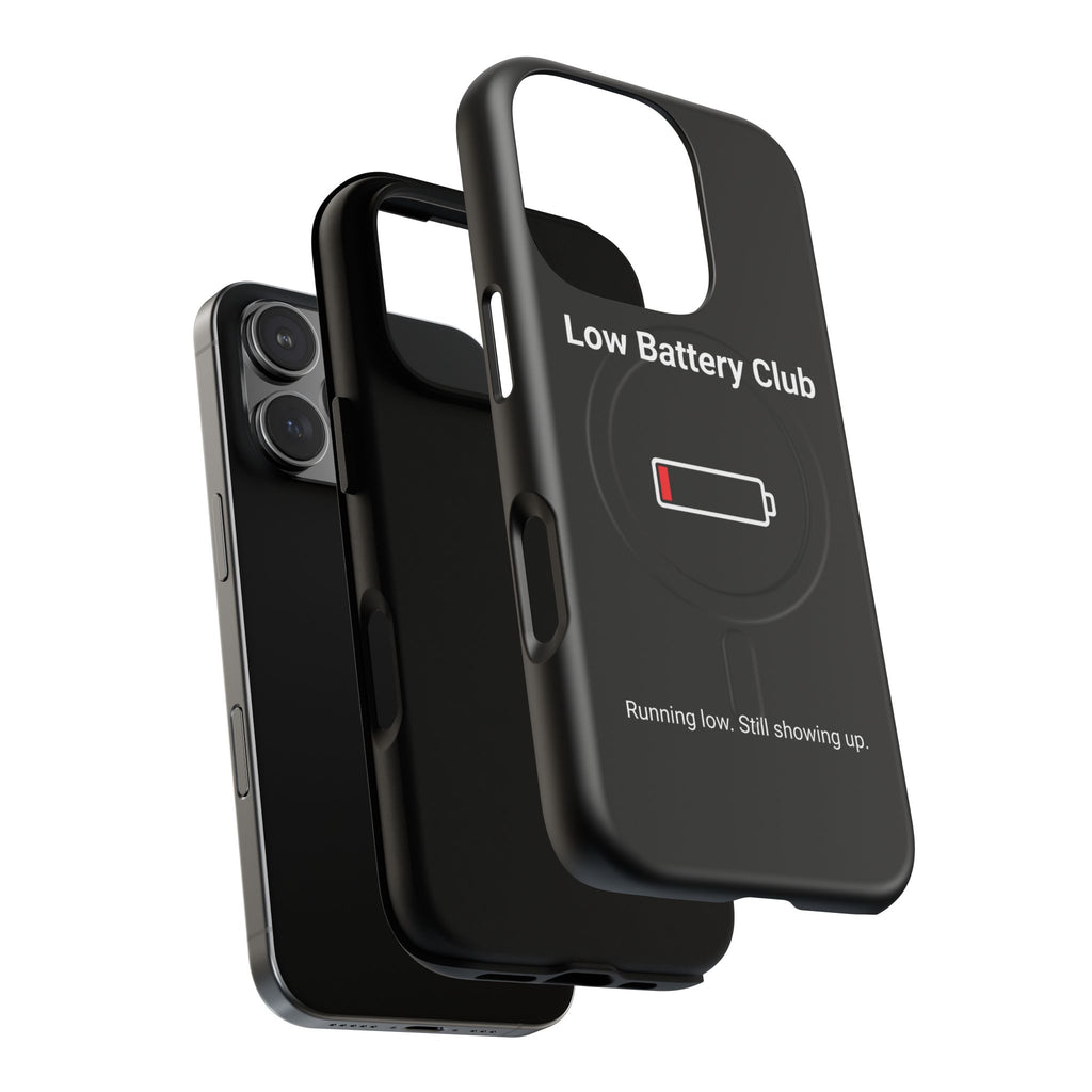 Low Battery Club Tough Magnetic Phone Case — Low Battery Design