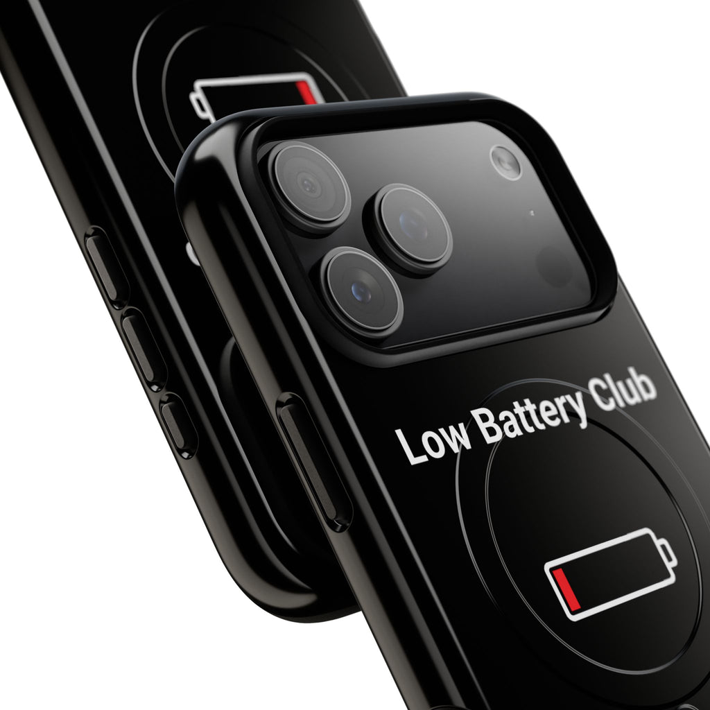 Low Battery Club Tough Magnetic Phone Case — Low Battery Design