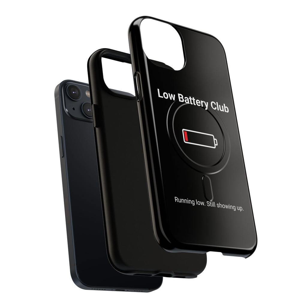 Low Battery Club Tough Magnetic Phone Case — Low Battery Design
