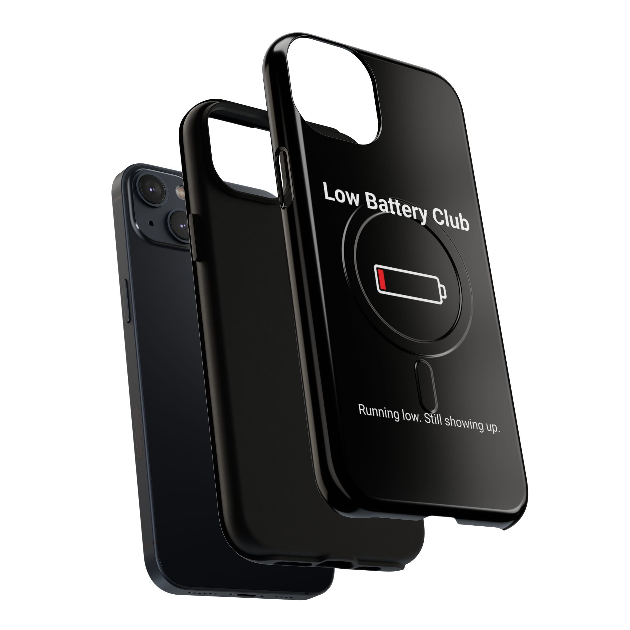 Low Battery Club Tough Magnetic Phone Case — Low Battery Design