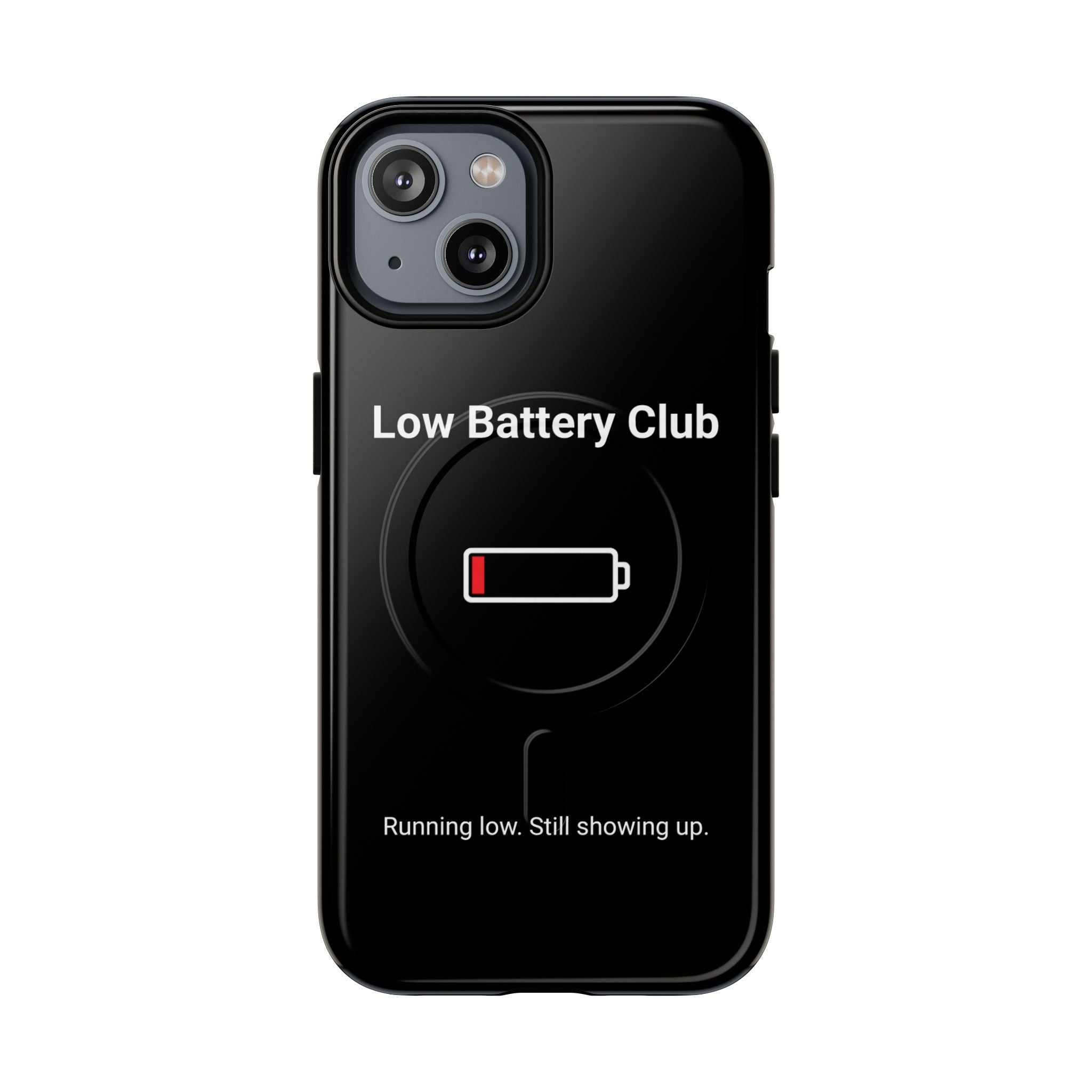 Low Battery Club Tough Magnetic Phone Case — Low Battery Design