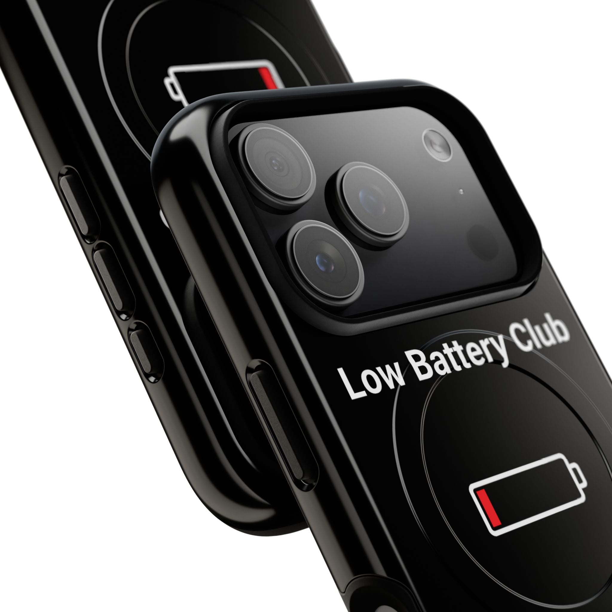 Low Battery Club Tough Magnetic Phone Case — Low Battery Design