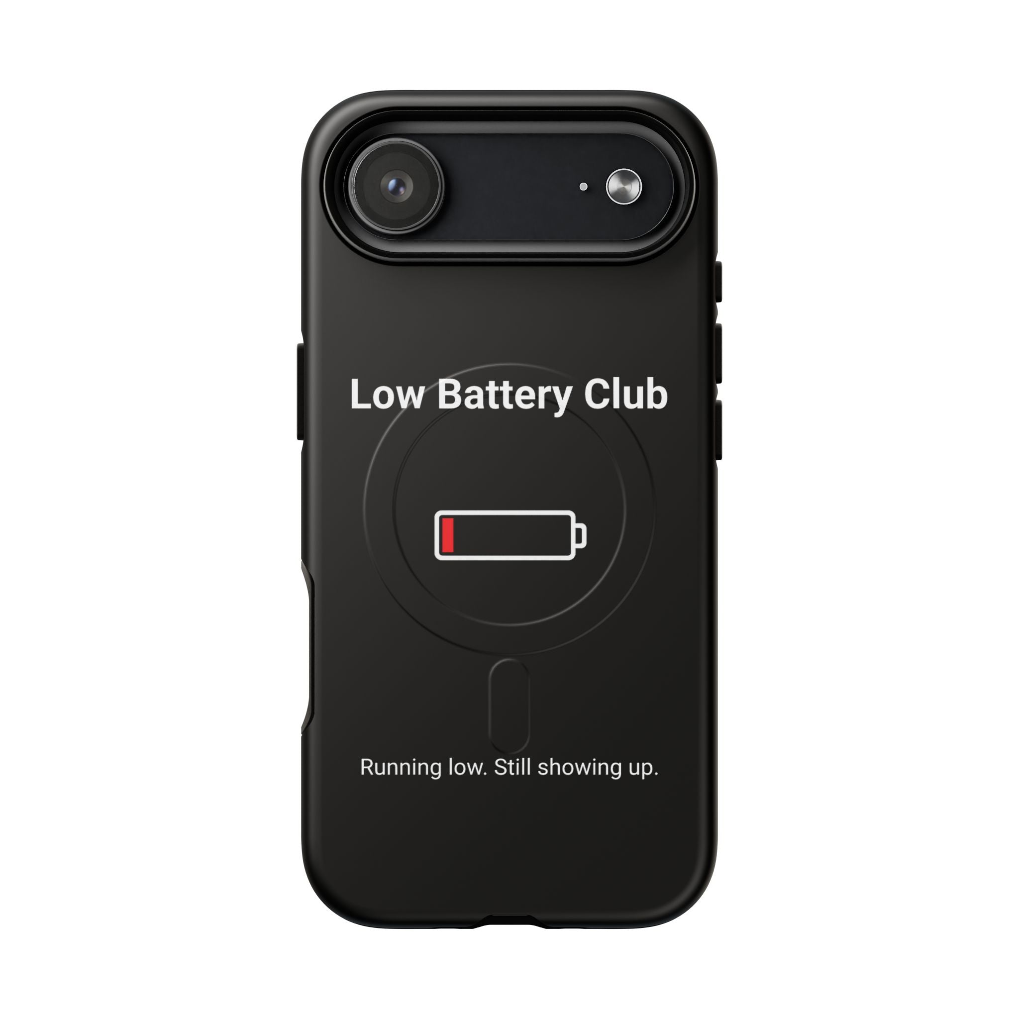Low Battery Club Tough Magnetic Phone Case — Low Battery Design