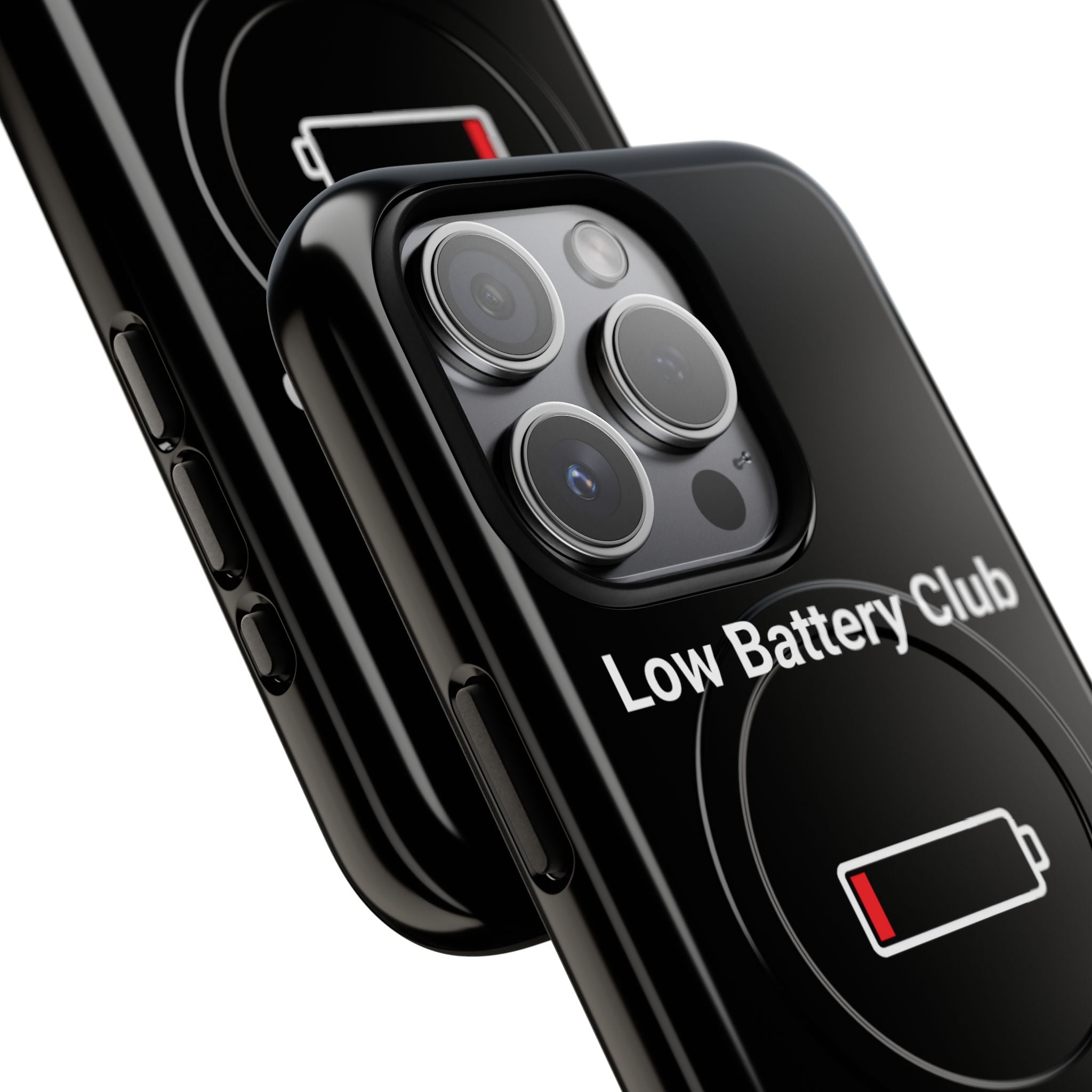 Low Battery Club Tough Magnetic Phone Case — Low Battery Design
