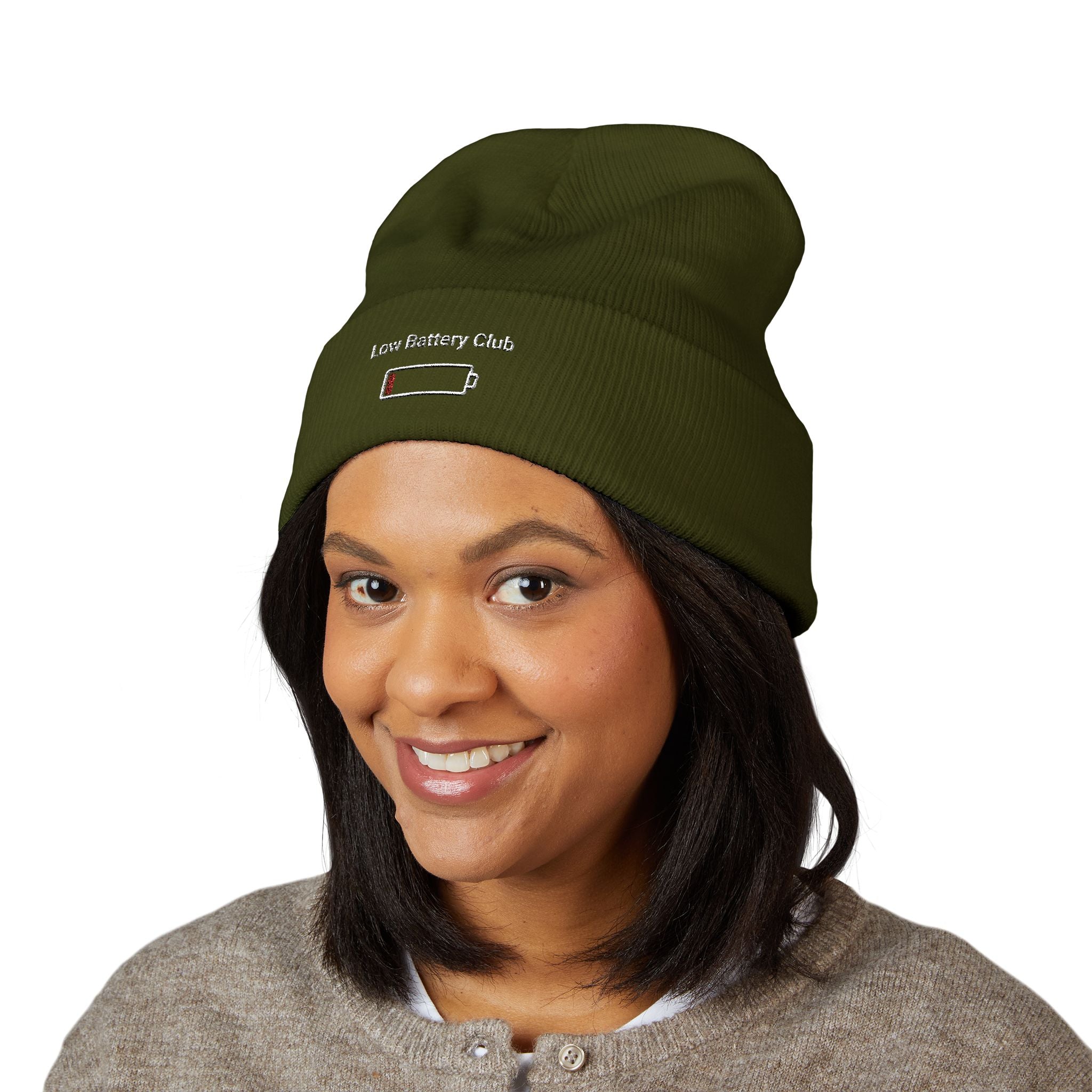 Low Battery Club Beanie