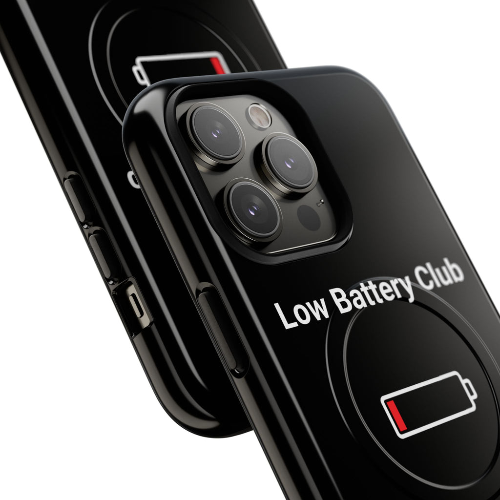 Low Battery Club Tough Magnetic Phone Case — Low Battery Design