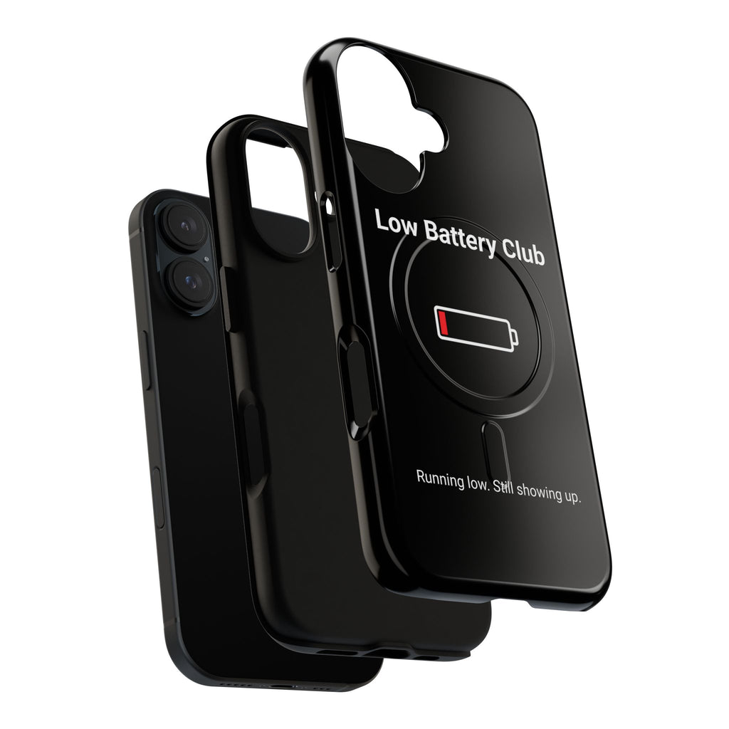 Low Battery Club Tough Magnetic Phone Case — Low Battery Design