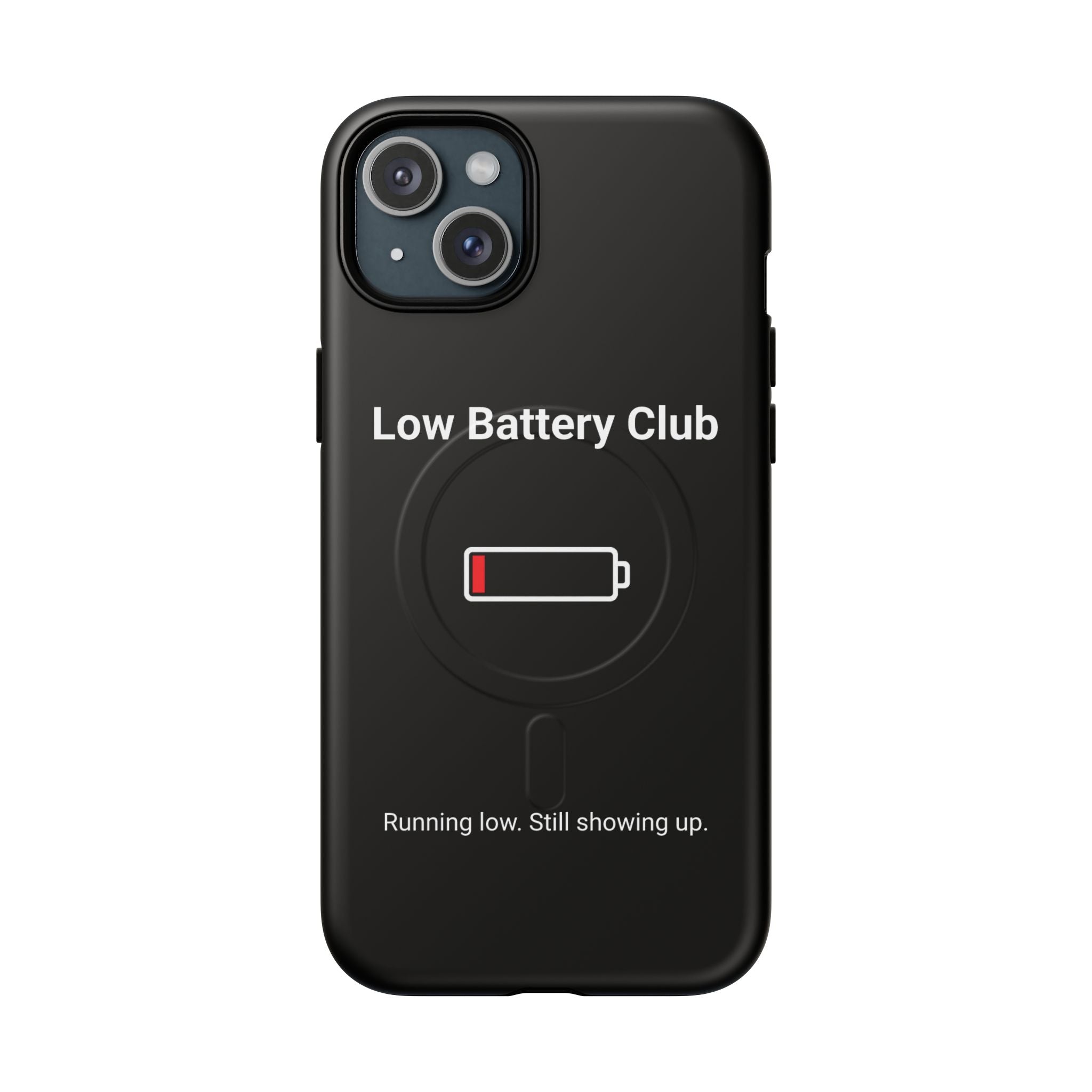 Low Battery Club Tough Magnetic Phone Case — Low Battery Design
