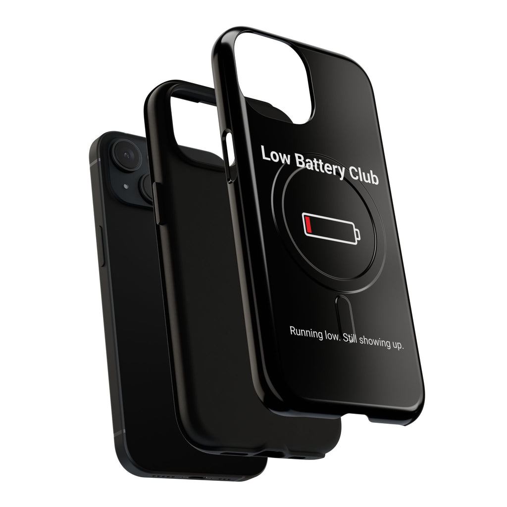 Low Battery Club Tough Magnetic Phone Case — Low Battery Design