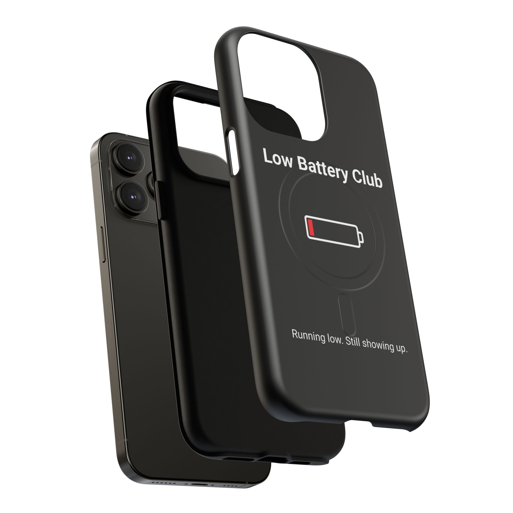 Low Battery Club Tough Magnetic Phone Case — Low Battery Design
