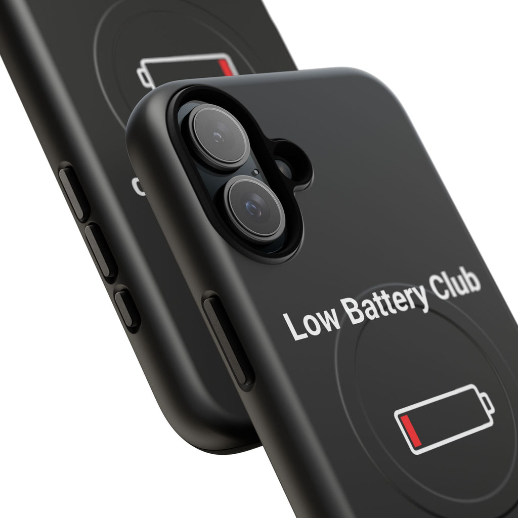Low Battery Club Tough Magnetic Phone Case — Low Battery Design