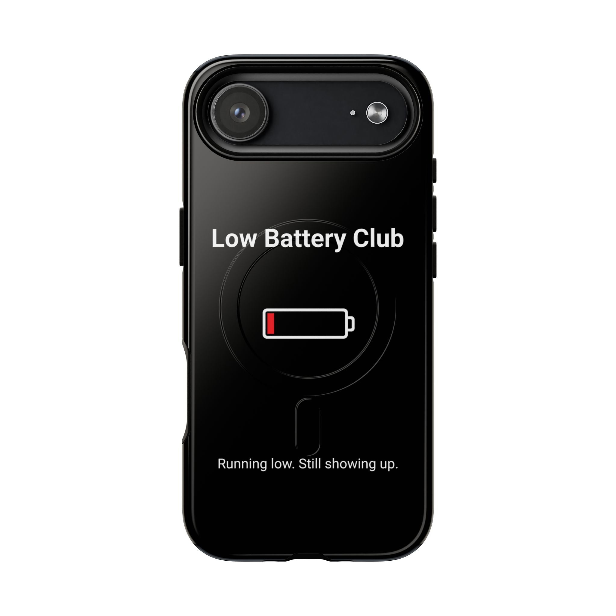 Low Battery Club Tough Magnetic Phone Case — Low Battery Design