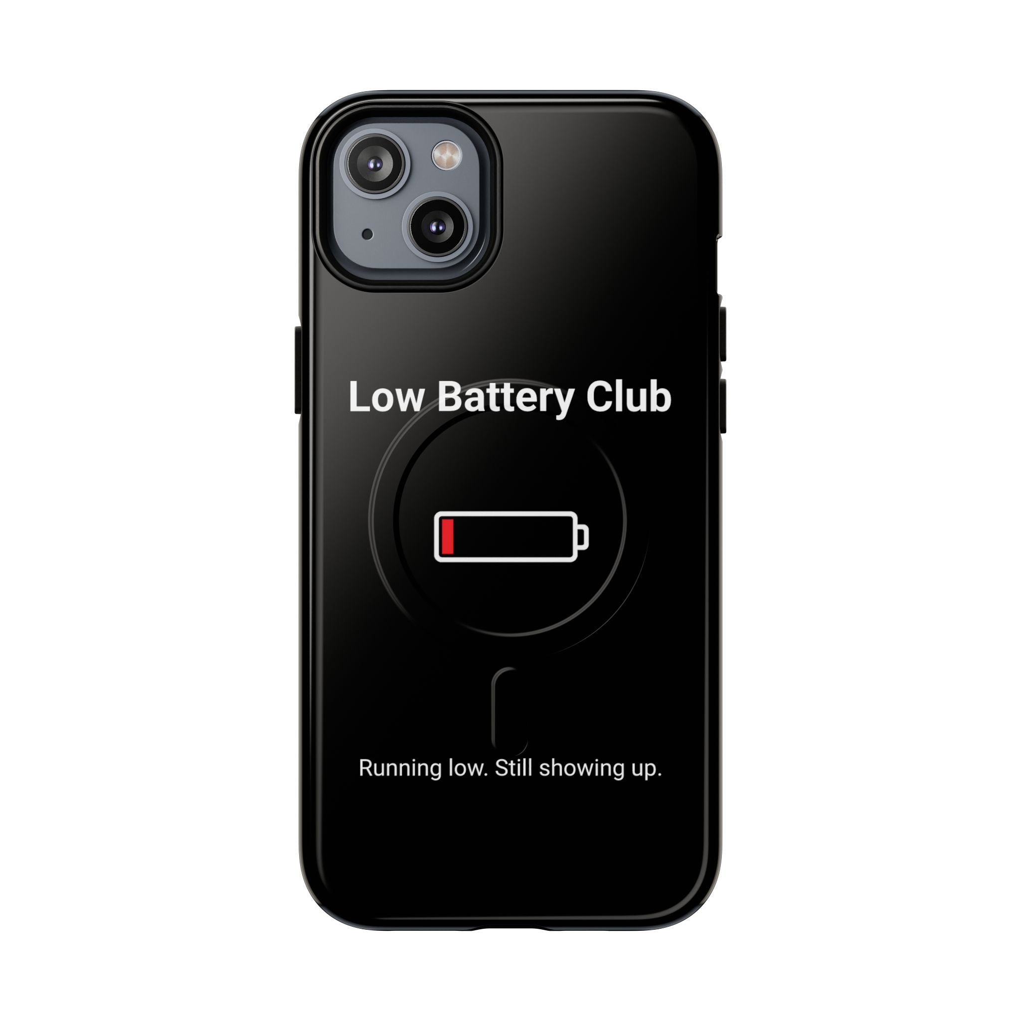 Low Battery Club Tough Magnetic Phone Case — Low Battery Design