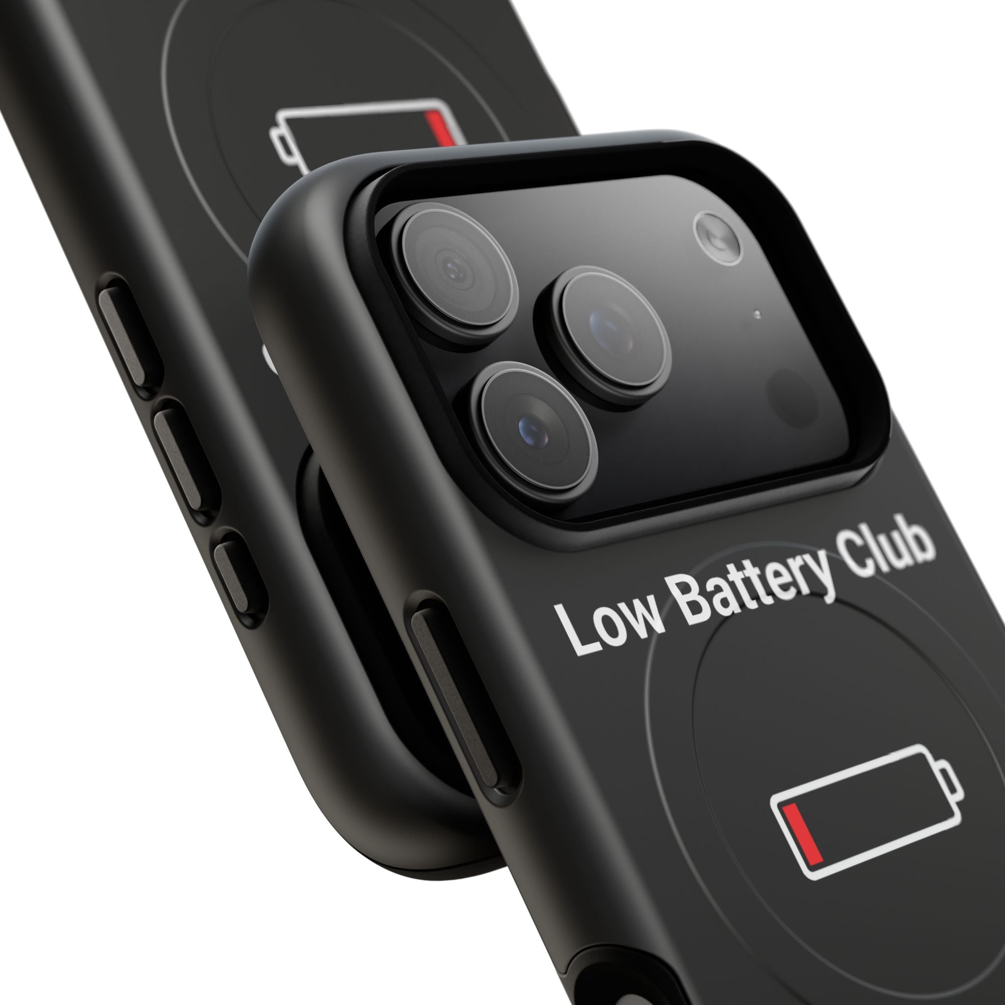 Low Battery Club Tough Magnetic Phone Case — Low Battery Design