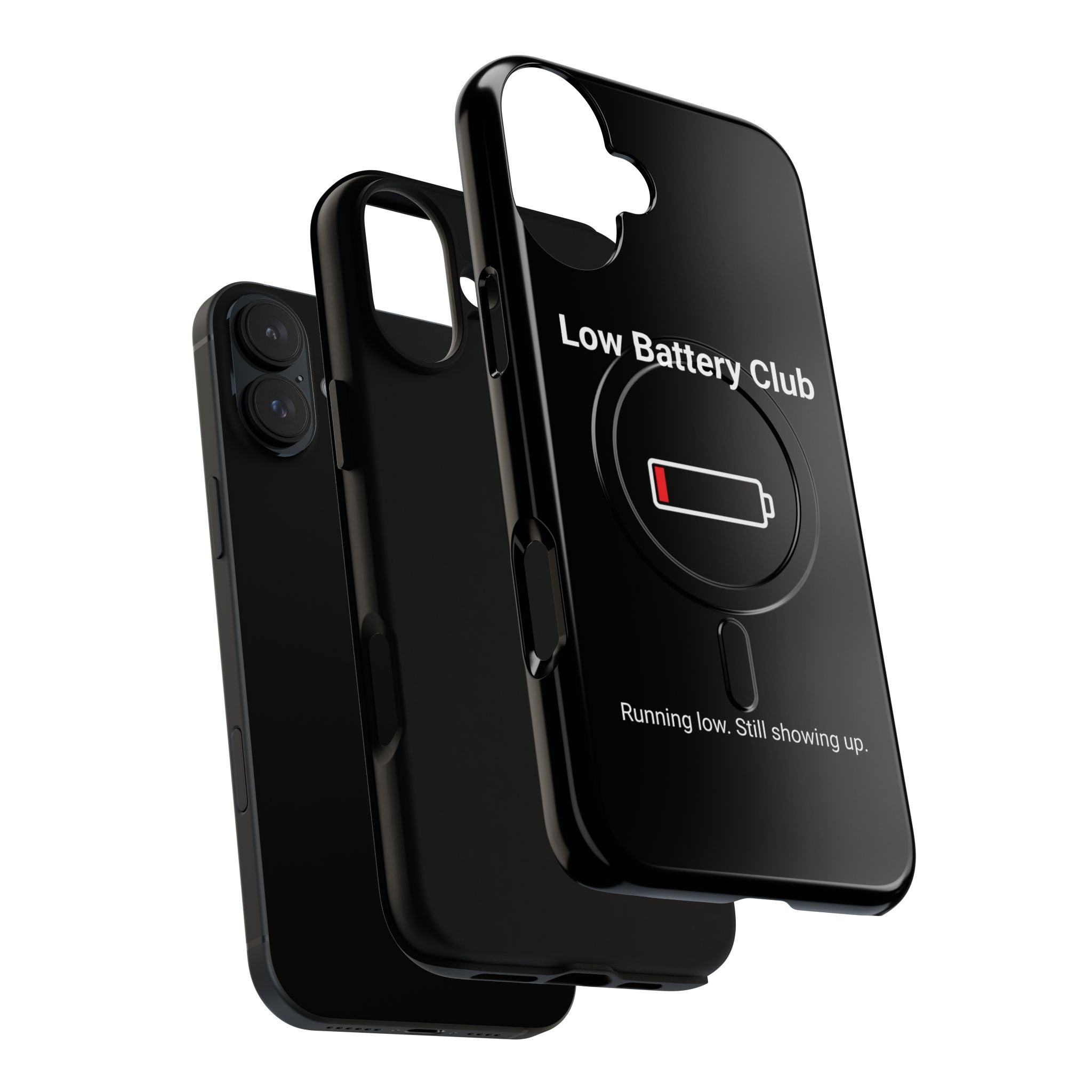 Low Battery Club Tough Magnetic Phone Case — Low Battery Design