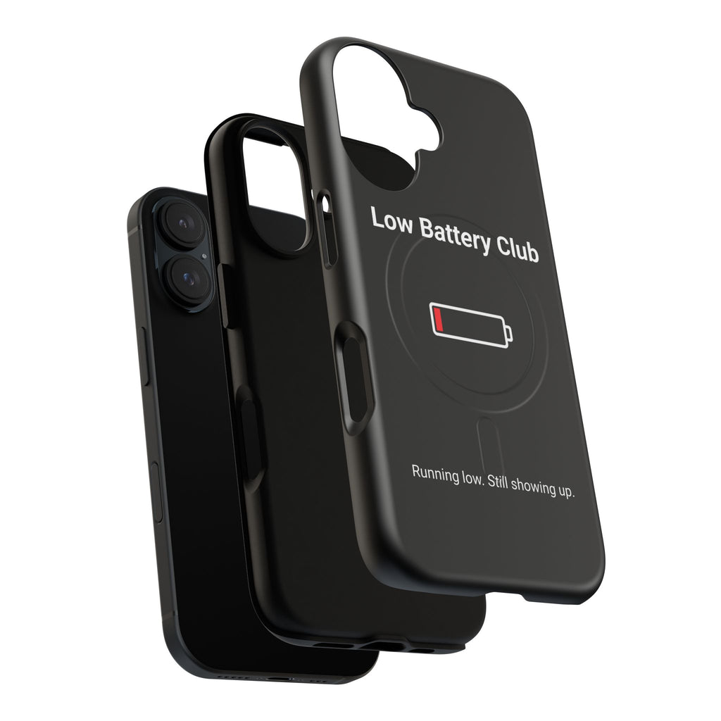 Low Battery Club Tough Magnetic Phone Case — Low Battery Design