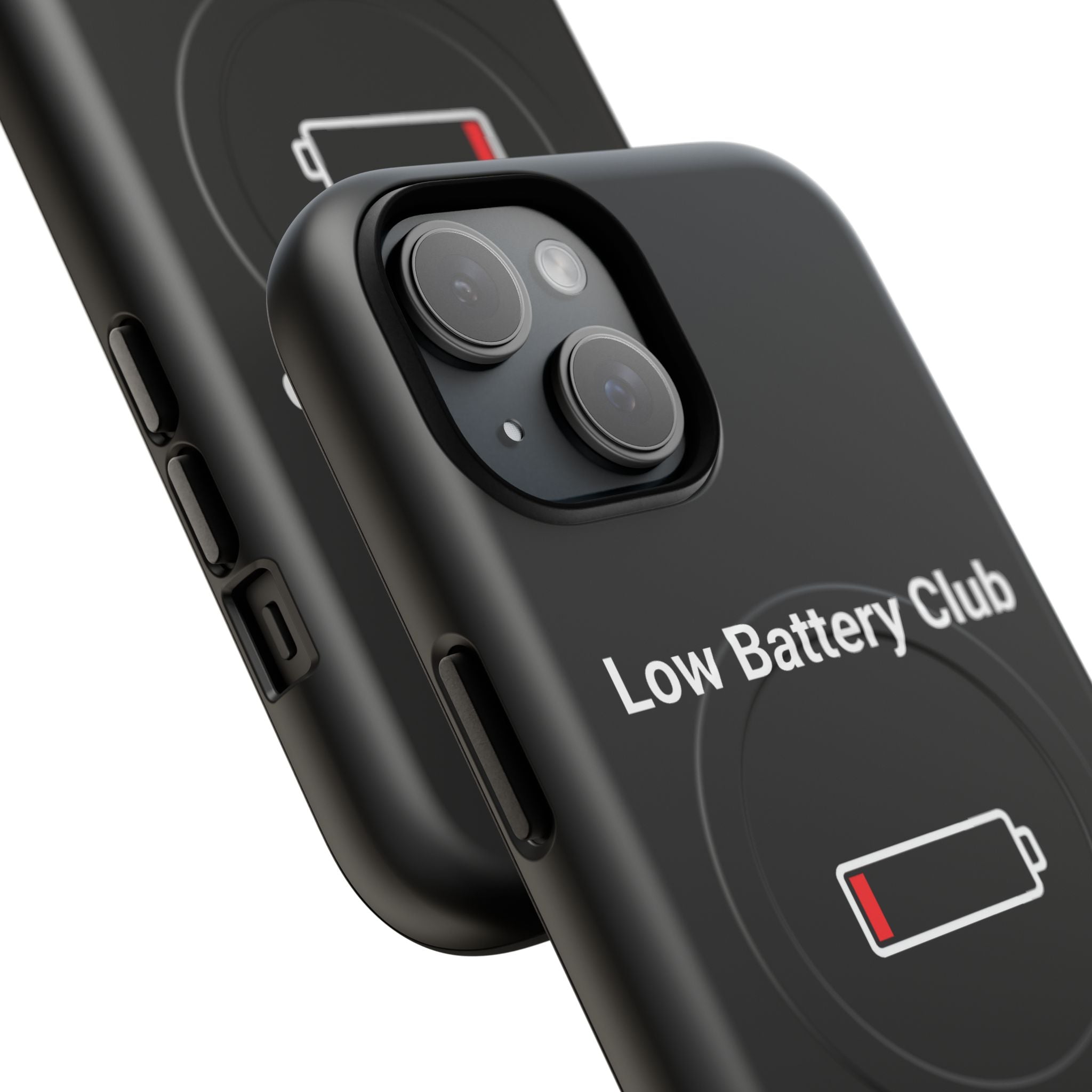 Low Battery Club Tough Magnetic Phone Case — Low Battery Design
