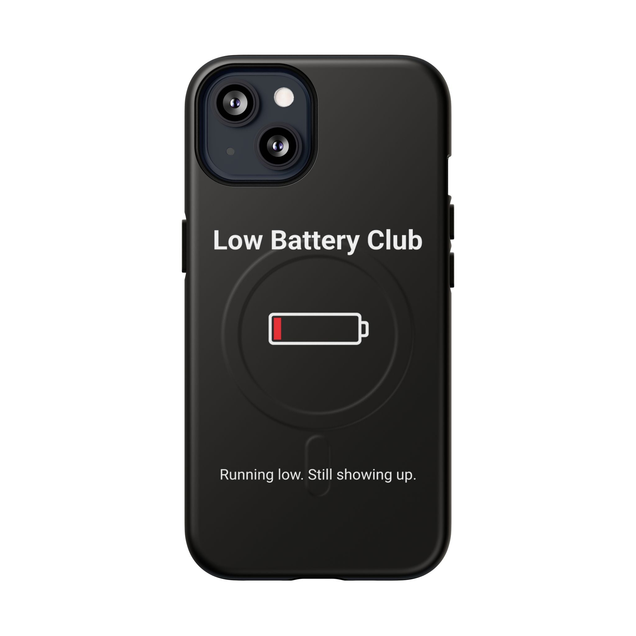 Low Battery Club Tough Magnetic Phone Case — Low Battery Design