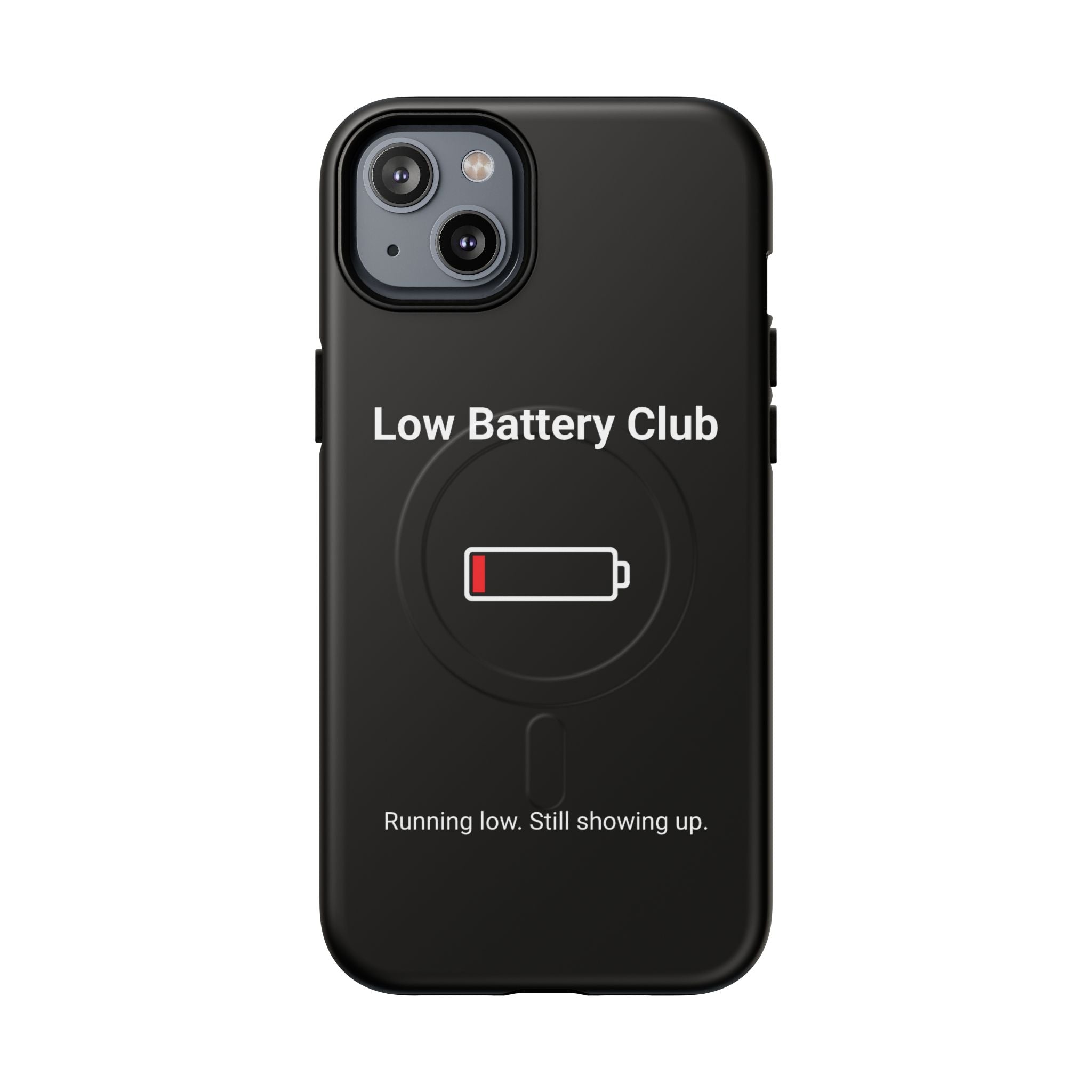 Low Battery Club Tough Magnetic Phone Case — Low Battery Design