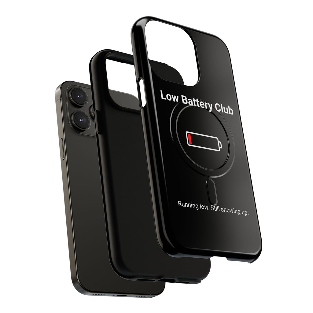 Low Battery Club Tough Magnetic Phone Case — Low Battery Design