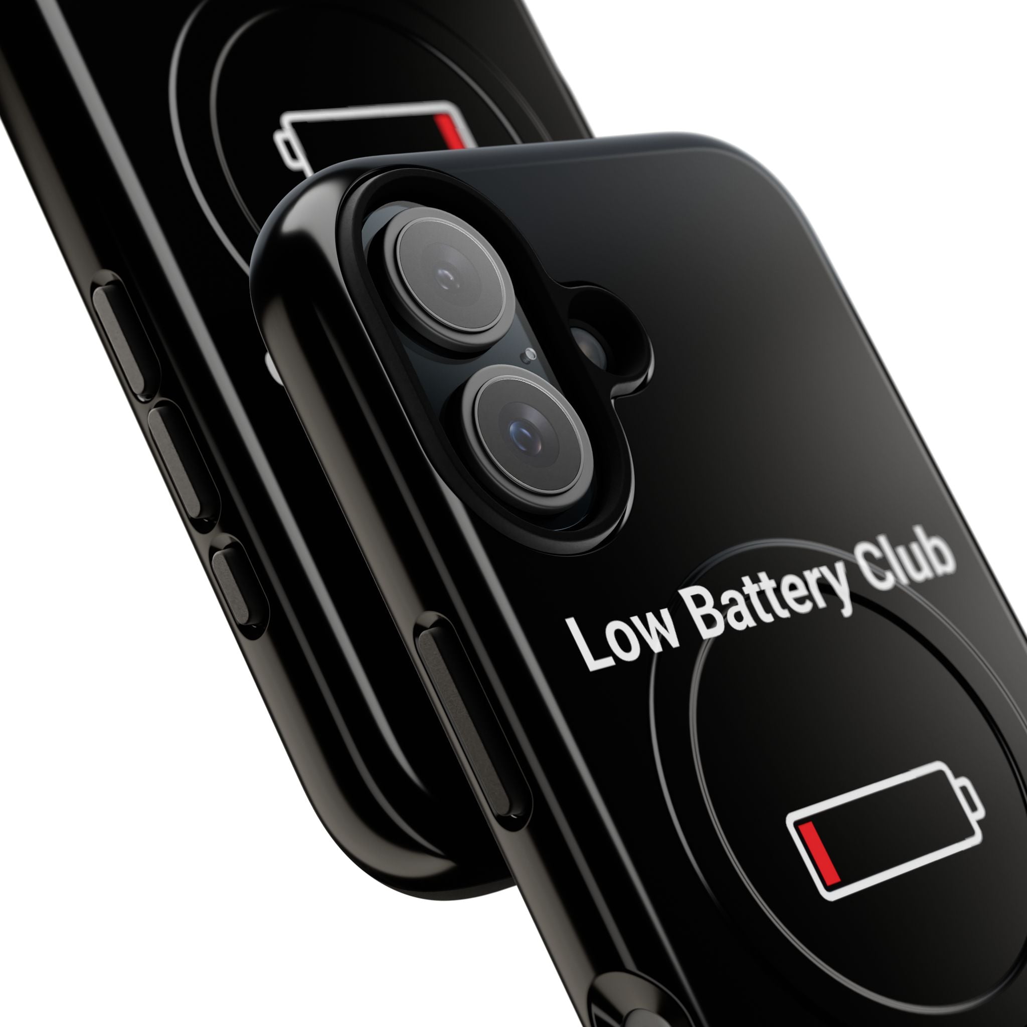 Low Battery Club Tough Magnetic Phone Case — Low Battery Design