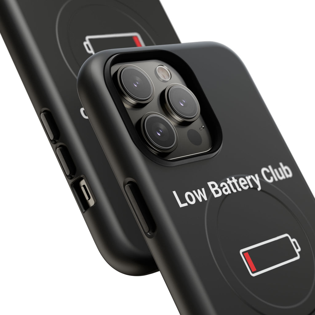 Low Battery Club Tough Magnetic Phone Case — Low Battery Design