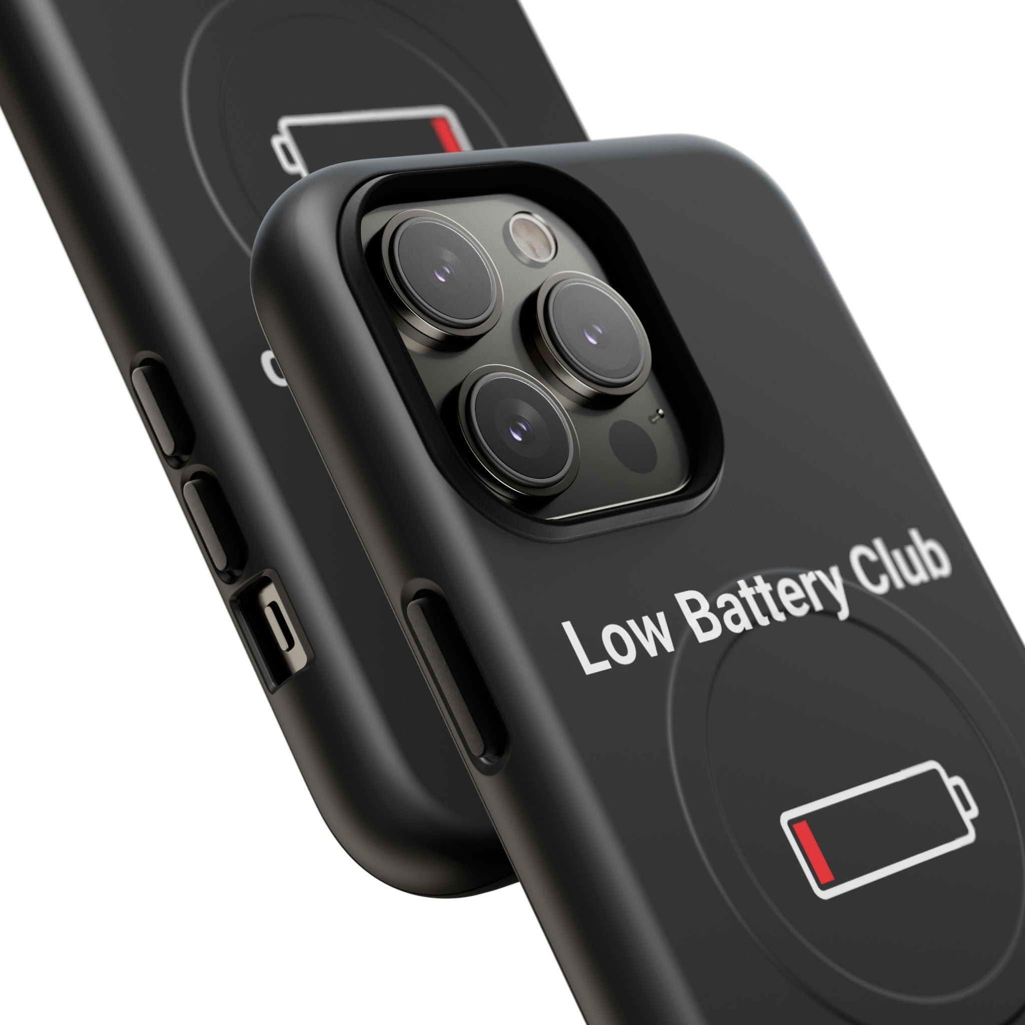 Low Battery Club Tough Magnetic Phone Case — Low Battery Design