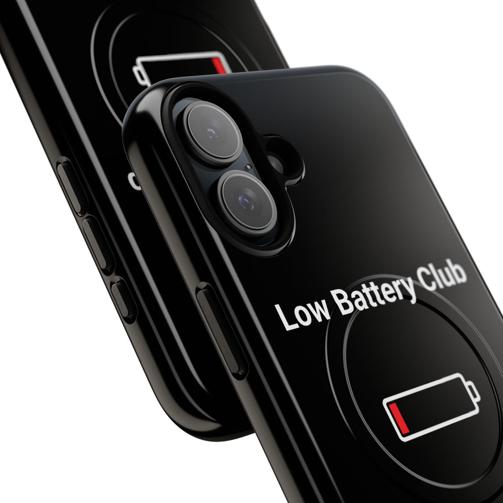 Low Battery Club Tough Magnetic Phone Case — Low Battery Design