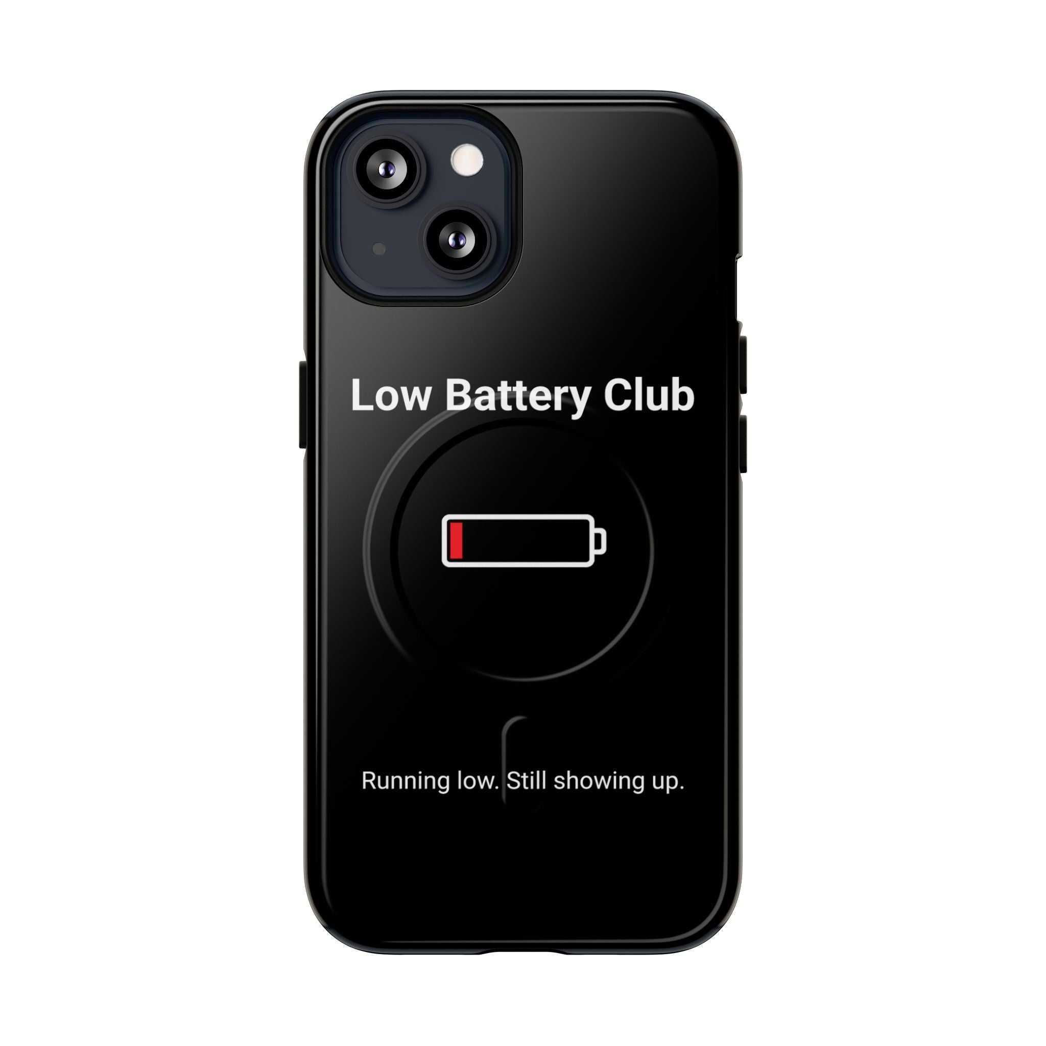 Low Battery Club Tough Magnetic Phone Case — Low Battery Design