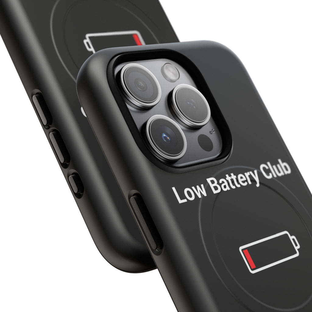 Low Battery Club Tough Magnetic Phone Case — Low Battery Design