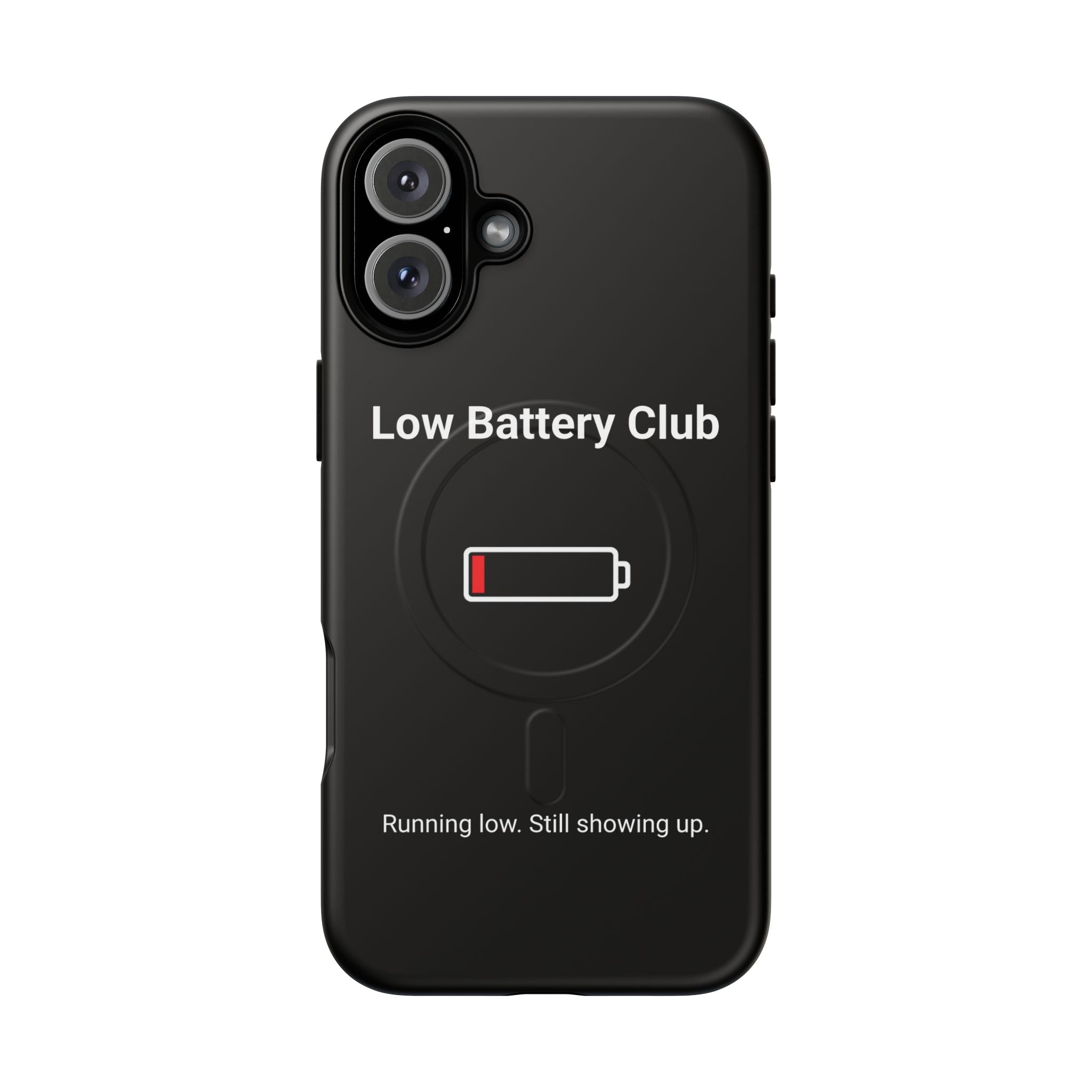 Low Battery Club Tough Magnetic Phone Case — Low Battery Design