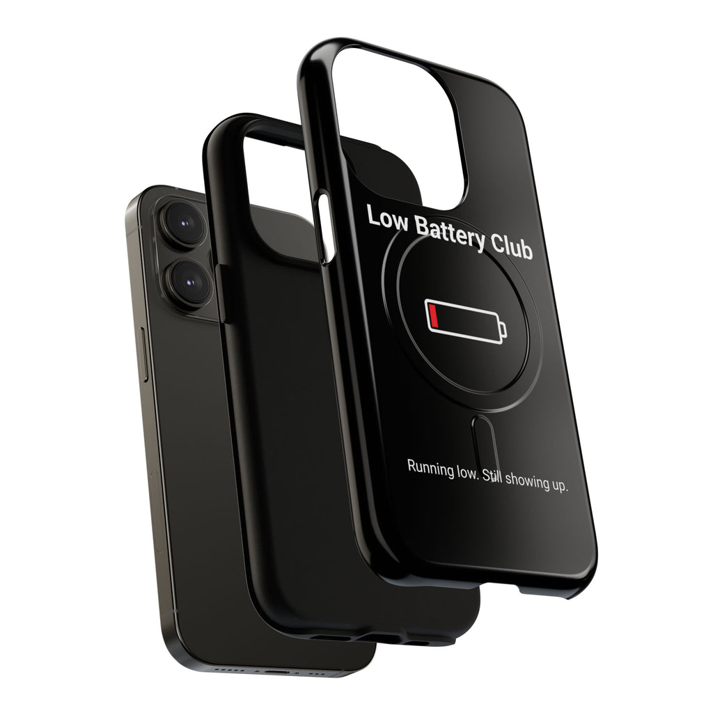 Low Battery Club Tough Magnetic Phone Case — Low Battery Design