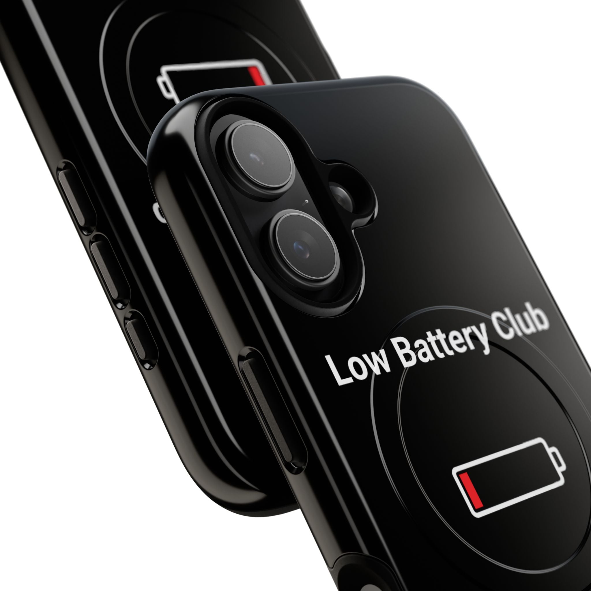 Low Battery Club Tough Magnetic Phone Case — Low Battery Design