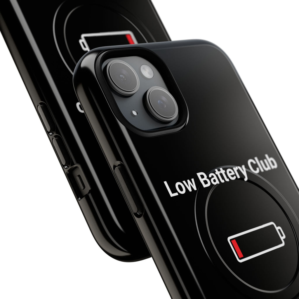 Low Battery Club Tough Magnetic Phone Case — Low Battery Design