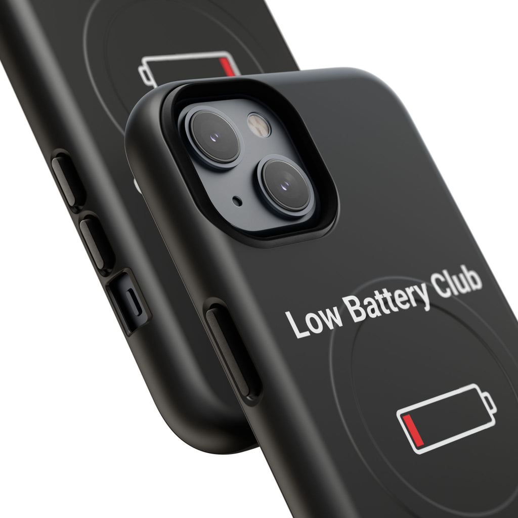 Low Battery Club Tough Magnetic Phone Case — Low Battery Design