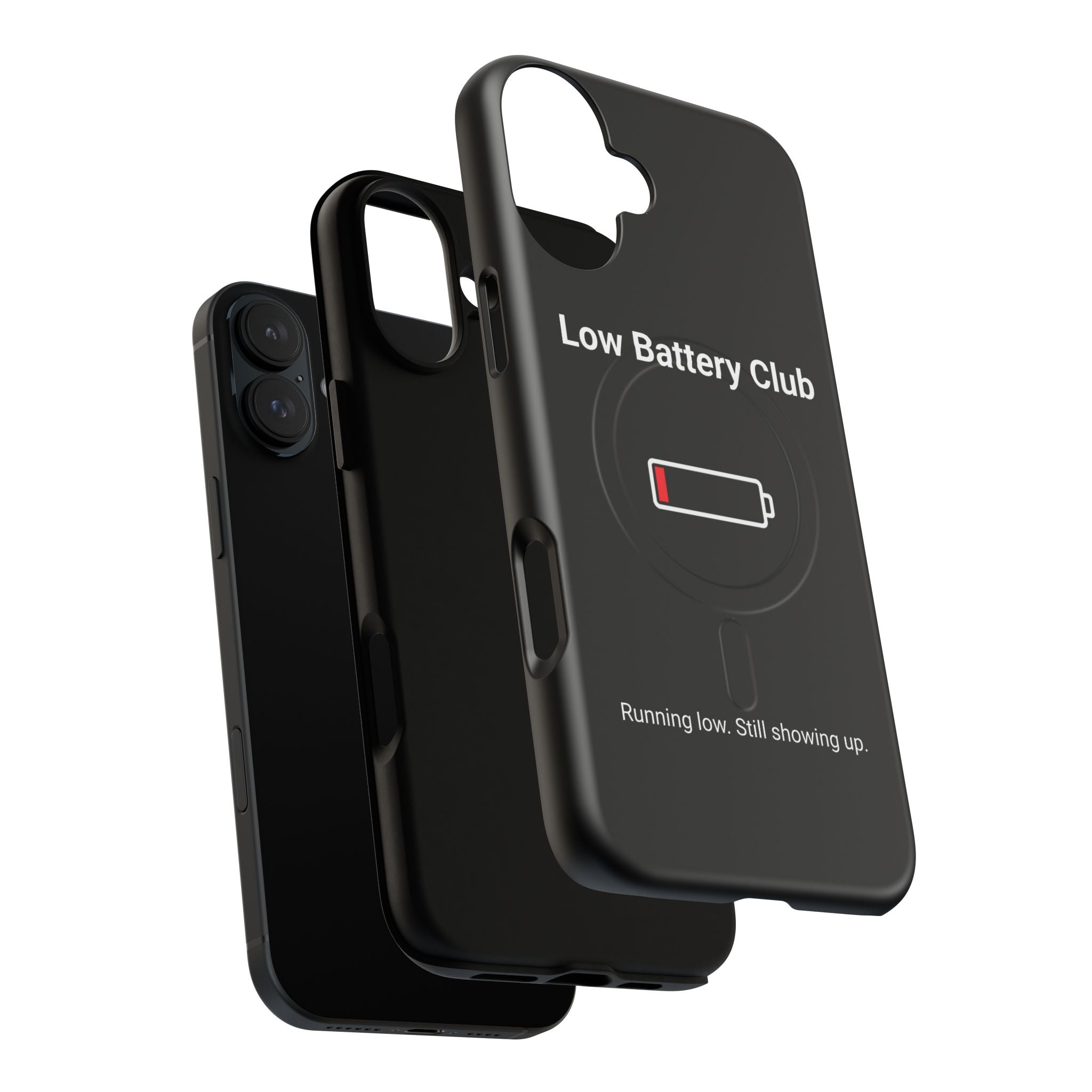 Low Battery Club Tough Magnetic Phone Case — Low Battery Design