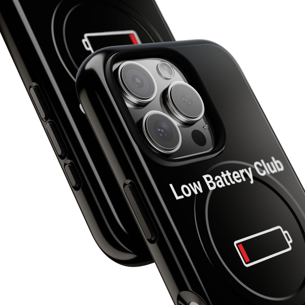 Low Battery Club Tough Magnetic Phone Case — Low Battery Design