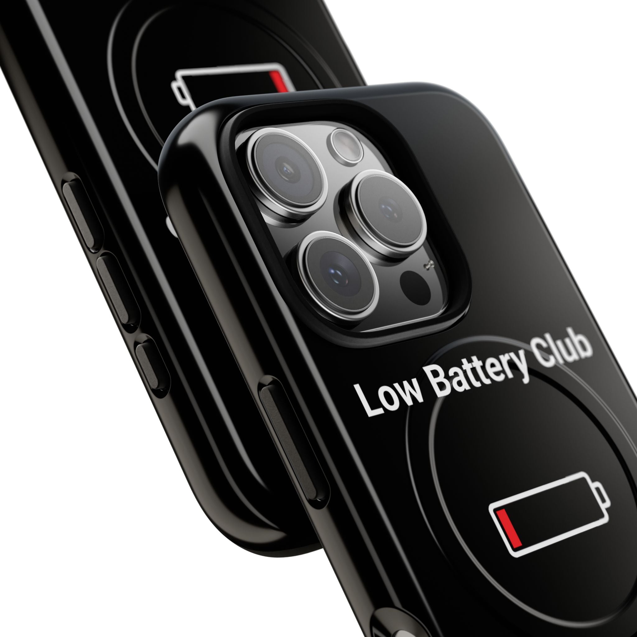 Low Battery Club Tough Magnetic Phone Case — Low Battery Design