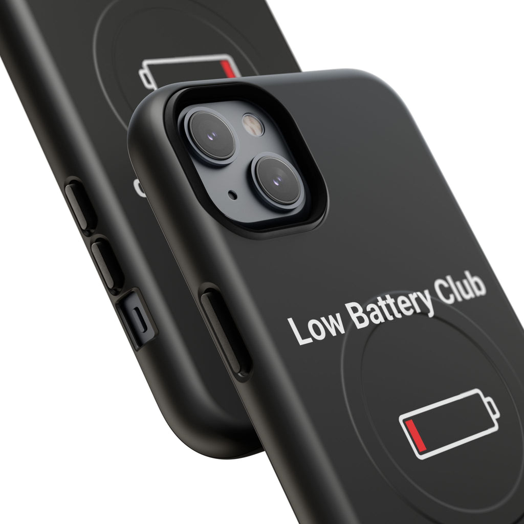 Low Battery Club Tough Magnetic Phone Case — Low Battery Design