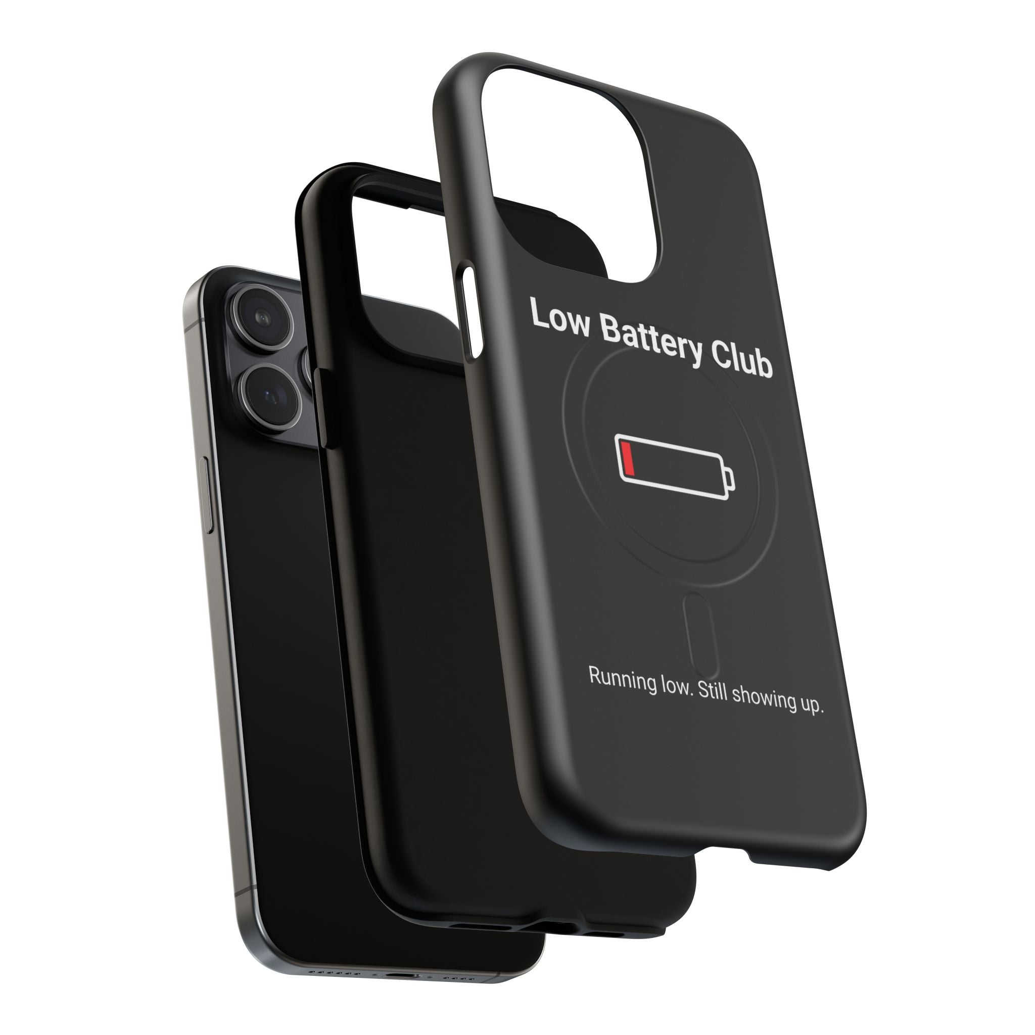 Low Battery Club Tough Magnetic Phone Case — Low Battery Design