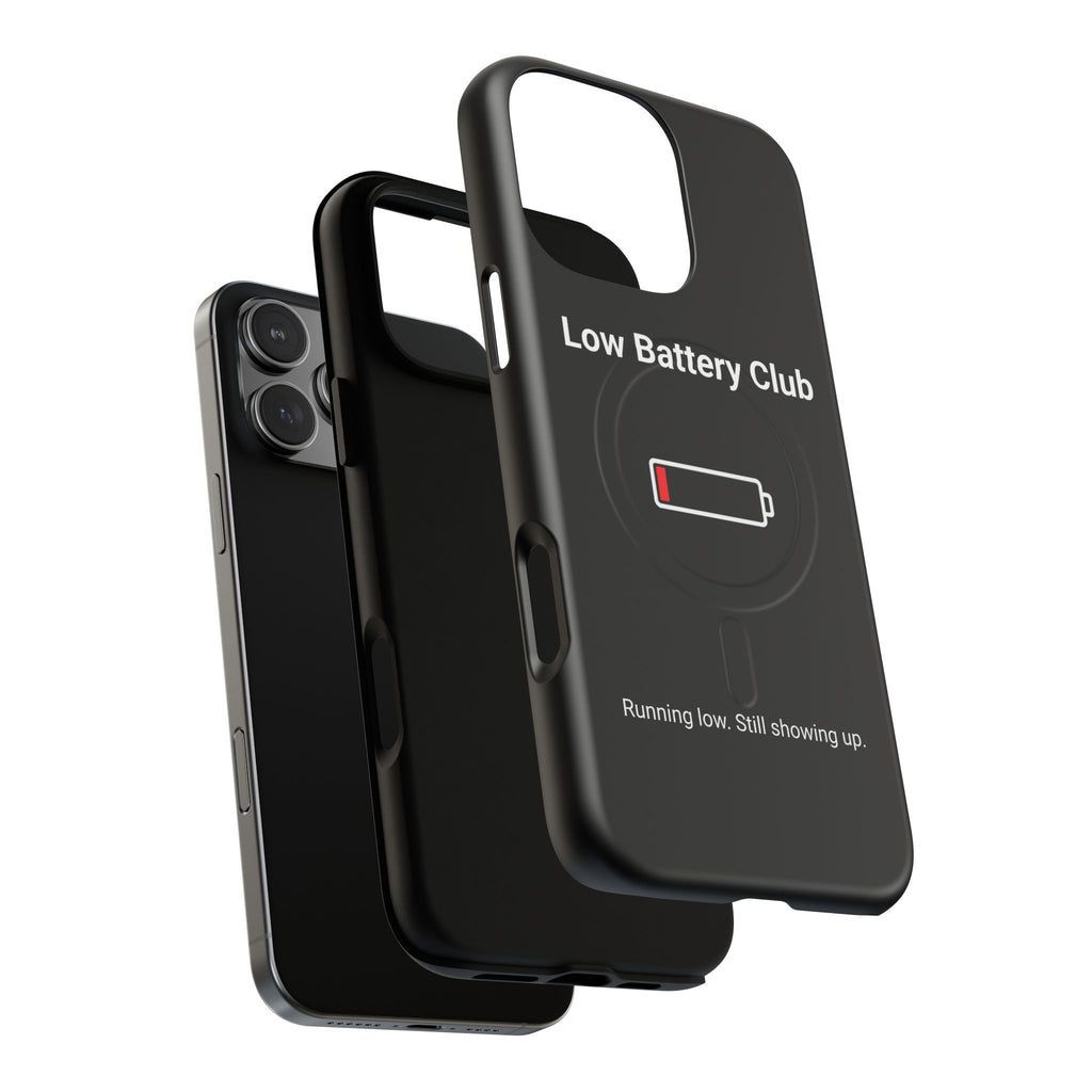 Low Battery Club Tough Magnetic Phone Case — Low Battery Design