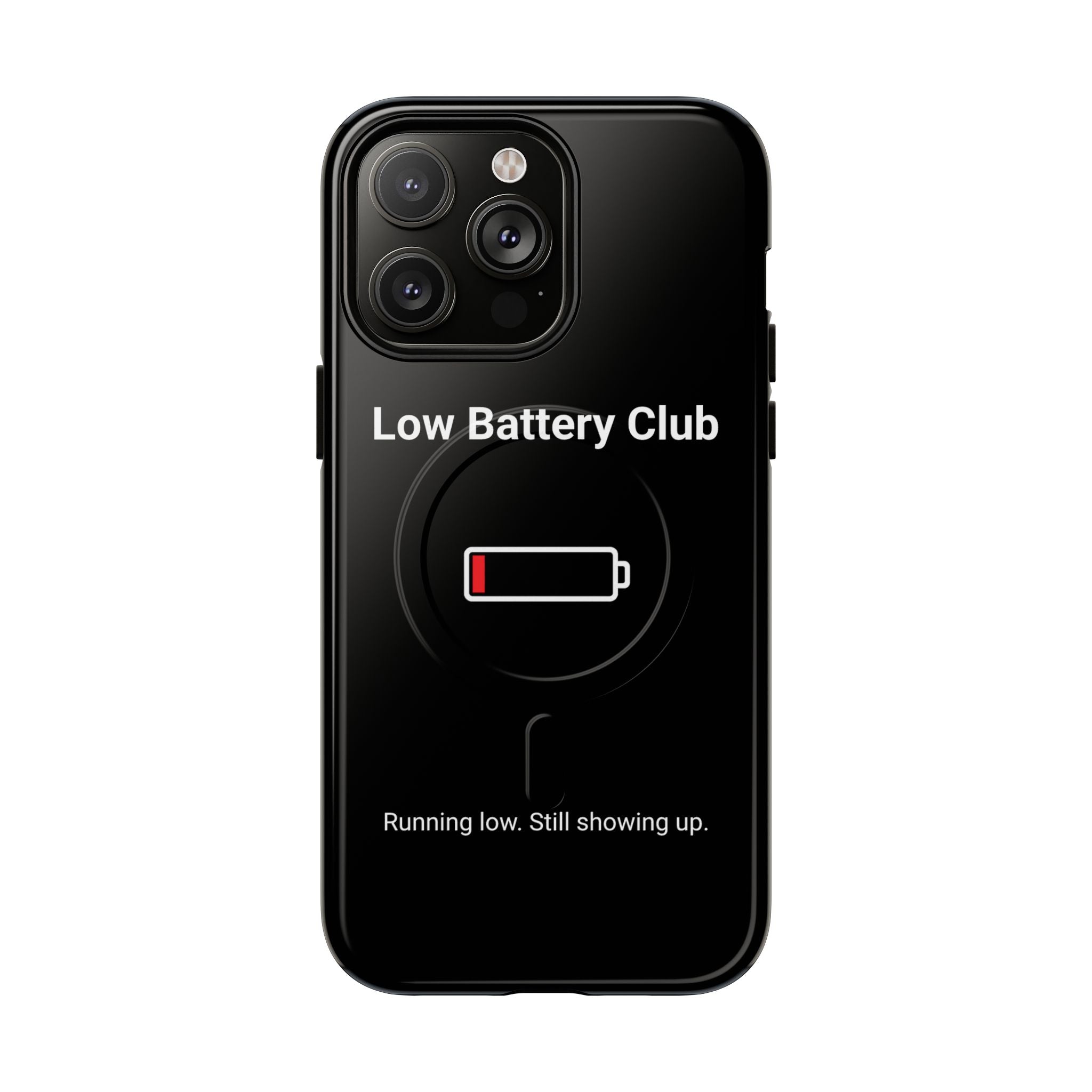 Low Battery Club Tough Magnetic Phone Case — Low Battery Design