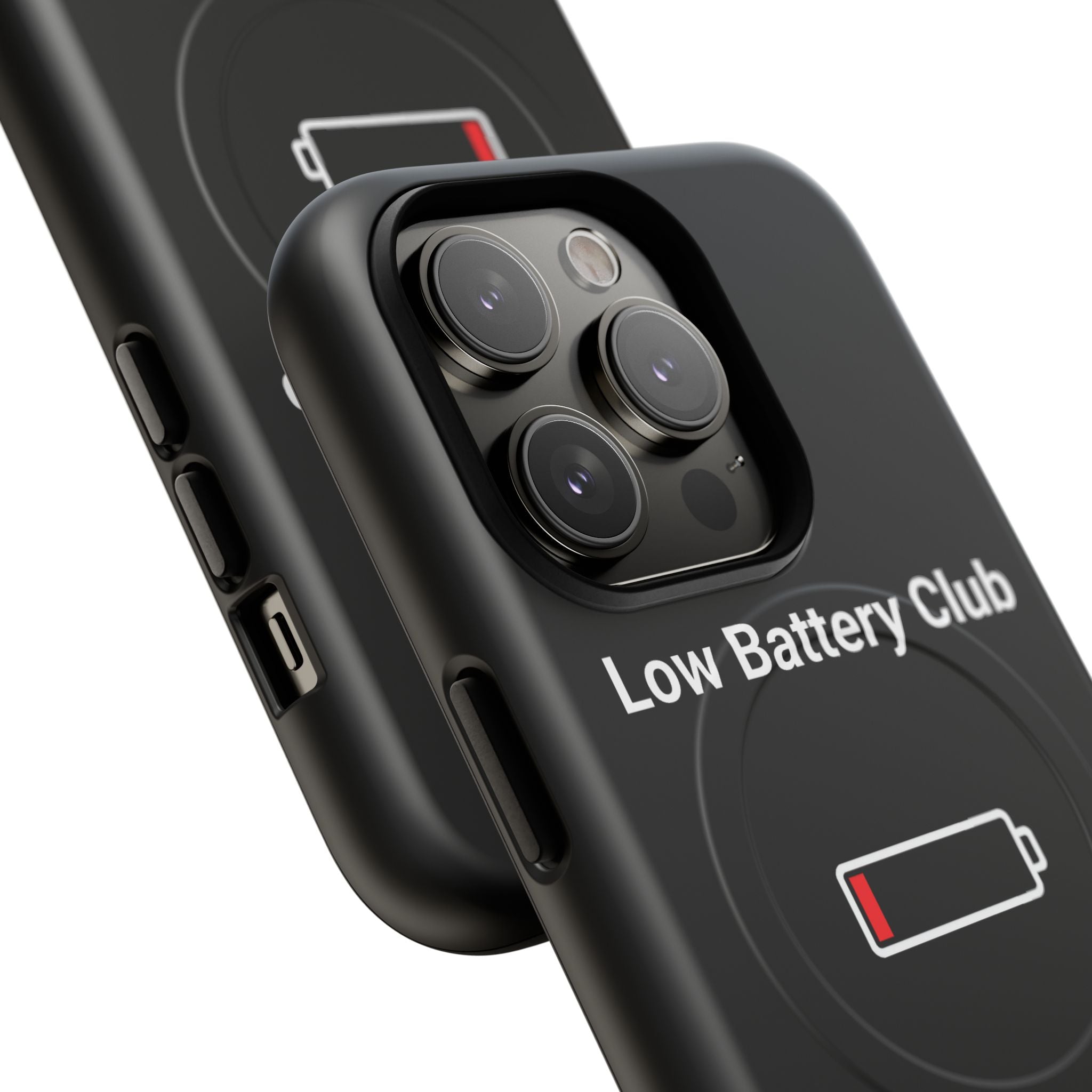 Low Battery Club Tough Magnetic Phone Case — Low Battery Design
