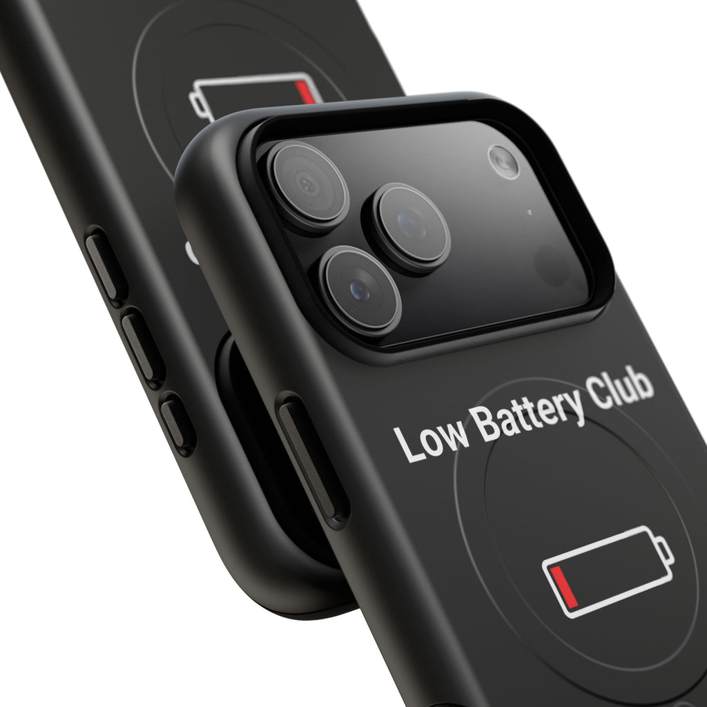 Low Battery Club Tough Magnetic Phone Case — Low Battery Design