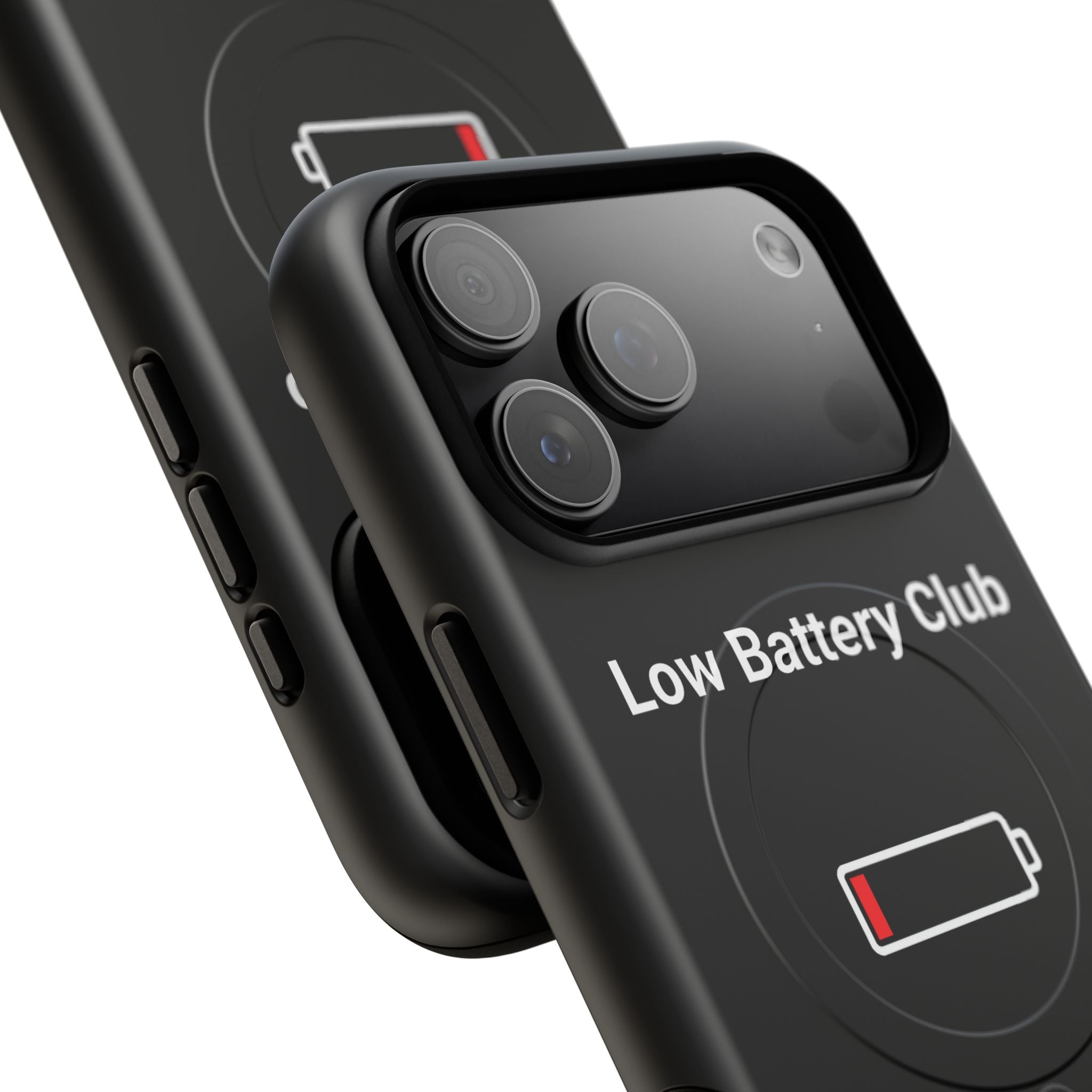 Low Battery Club Tough Magnetic Phone Case — Low Battery Design
